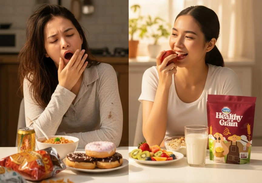 Salah Pilih Menu Sarapan Bisa Bikin Badan Lemas & Mudah Mengantuk